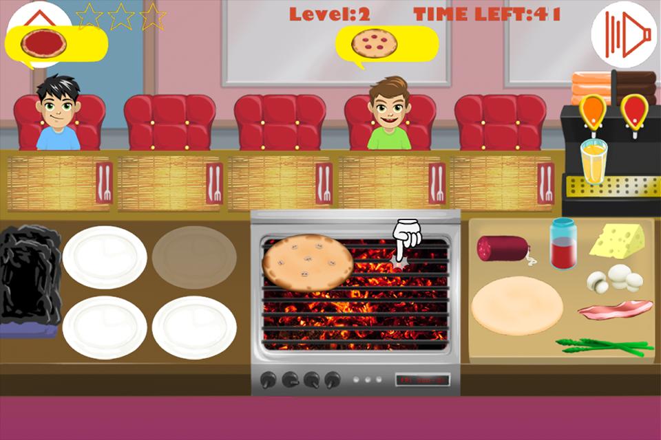 Pizza cooking game