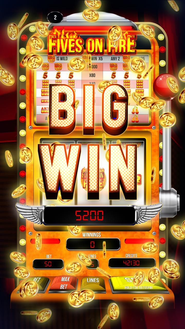 Fives On Fire Slot Game