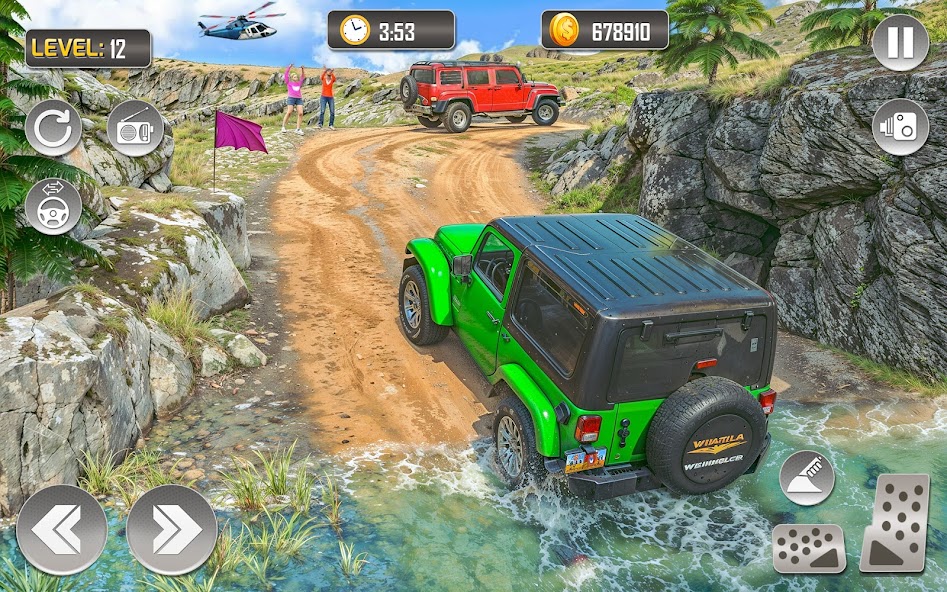 4X4 Offraod Jeep Driving Games