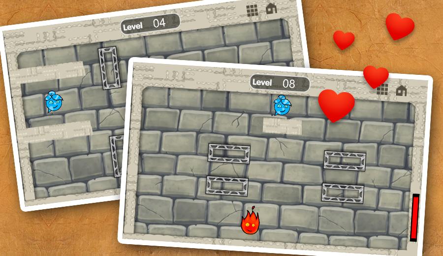 Fireboy Fall in Love Watergirl - Shooting game