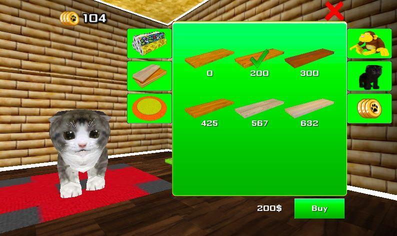 Talking friend. Cute kitten