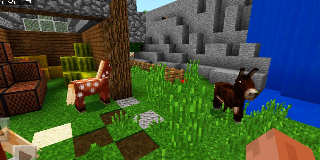 Hide-and-seek Farm Mini-game. Map for MCPE