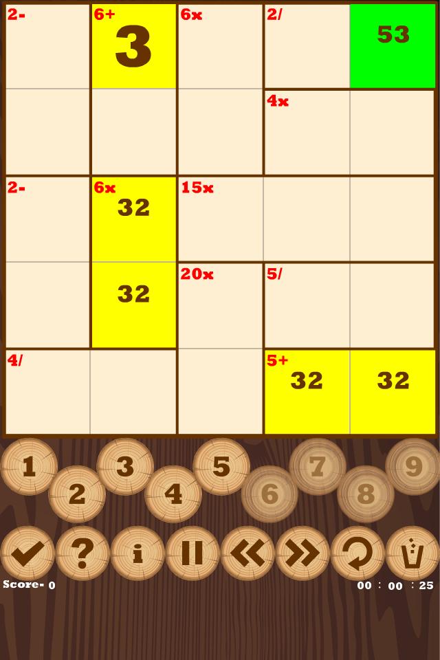 Calcudoku+Mathdoku(Sudoku)