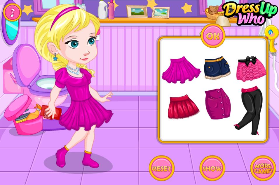 Potty Train Baby Eva