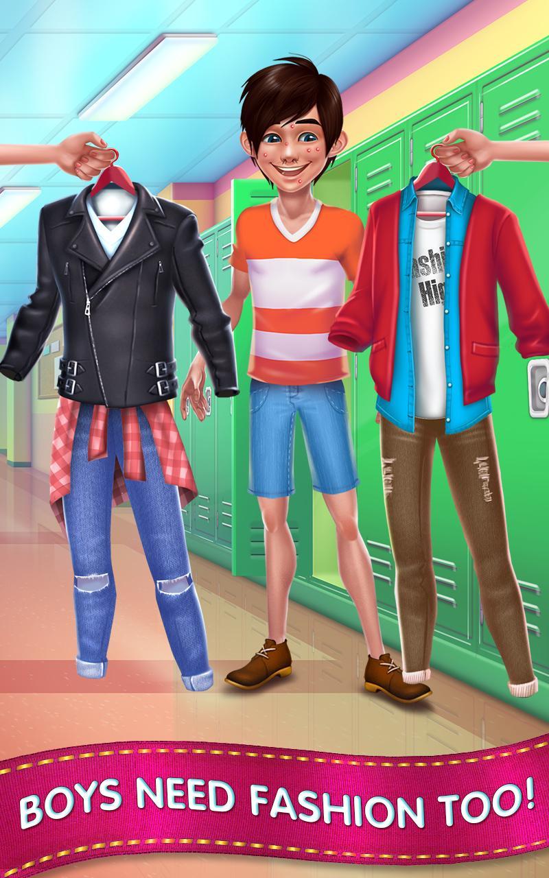 Fashion School Girl - Makeover & Dress Up Friends