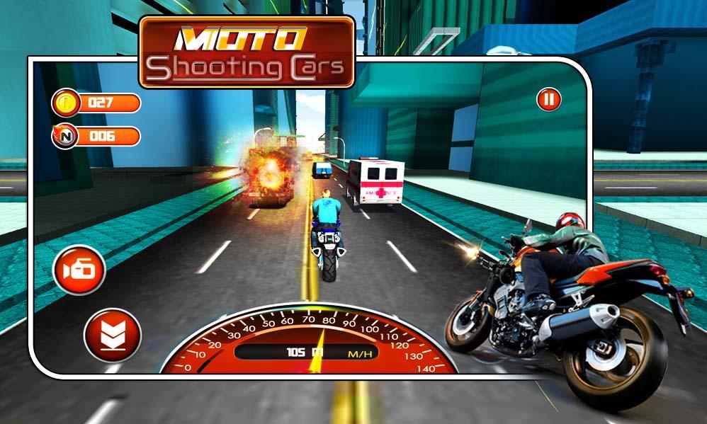 Moto Shooting Cars