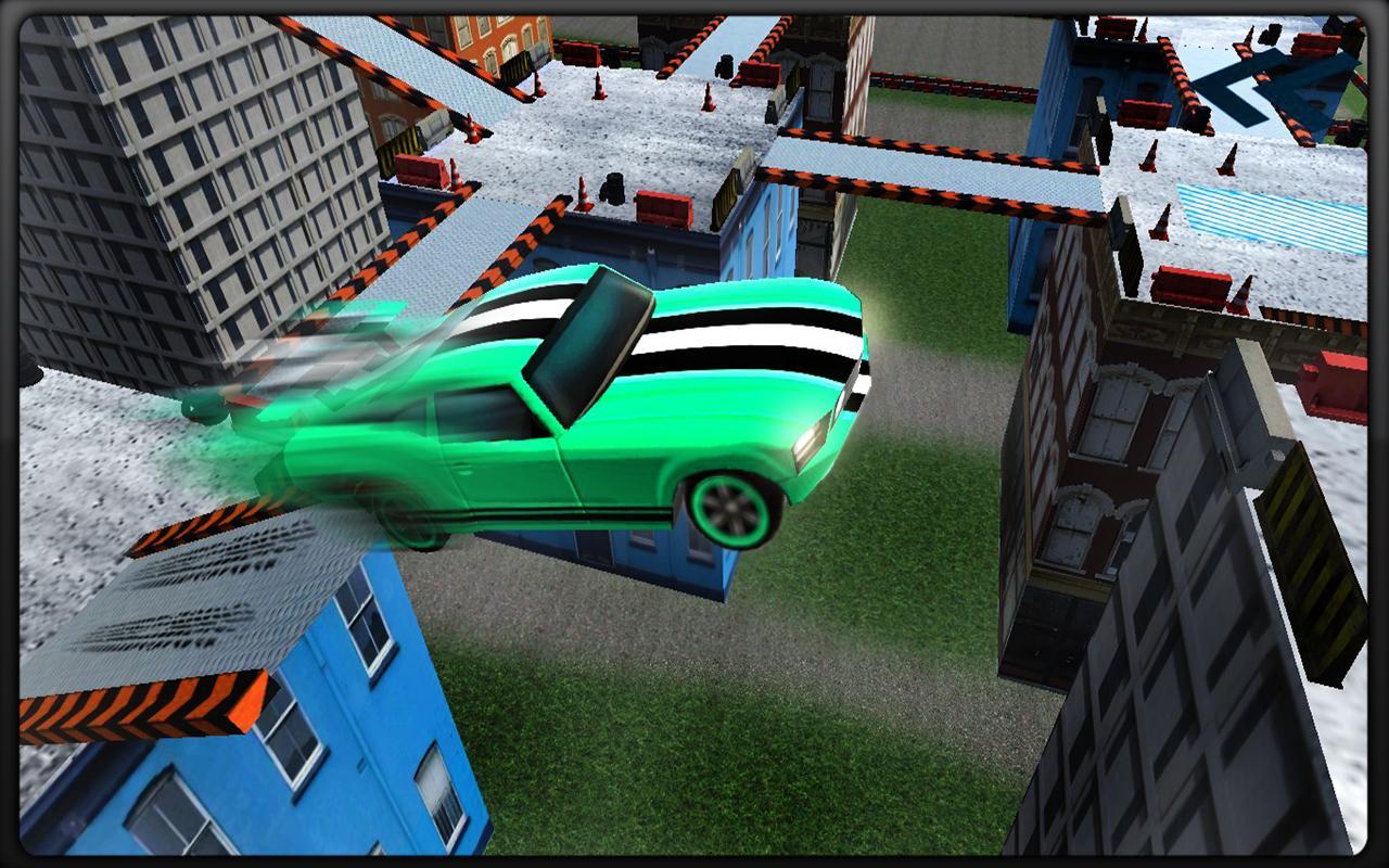 Roof Top Jet Cars Stunts 3D