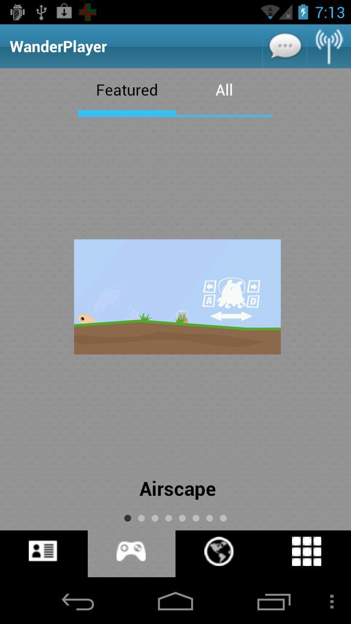 WanderPlayer - Game Controller