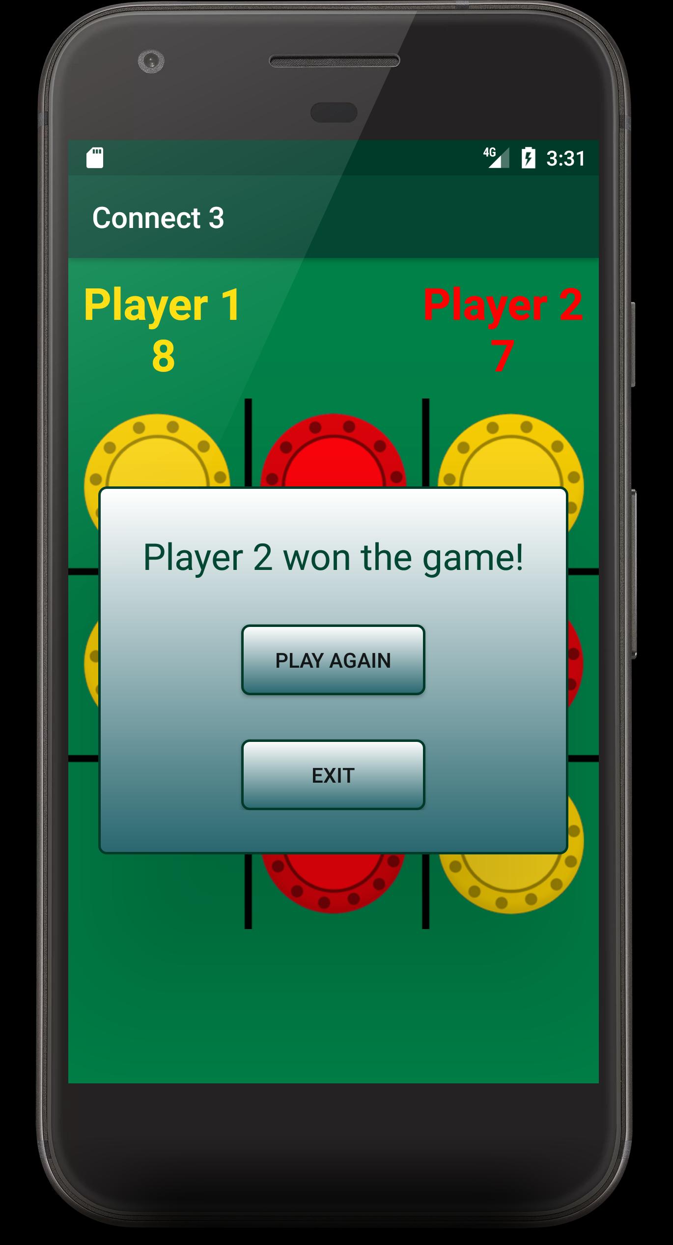 Connect 3 : (Tic - Tac - Toe)