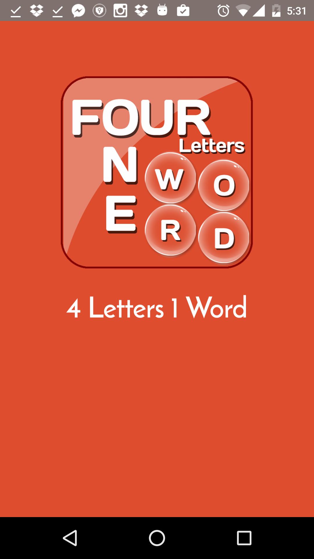 Four Letters Word - One