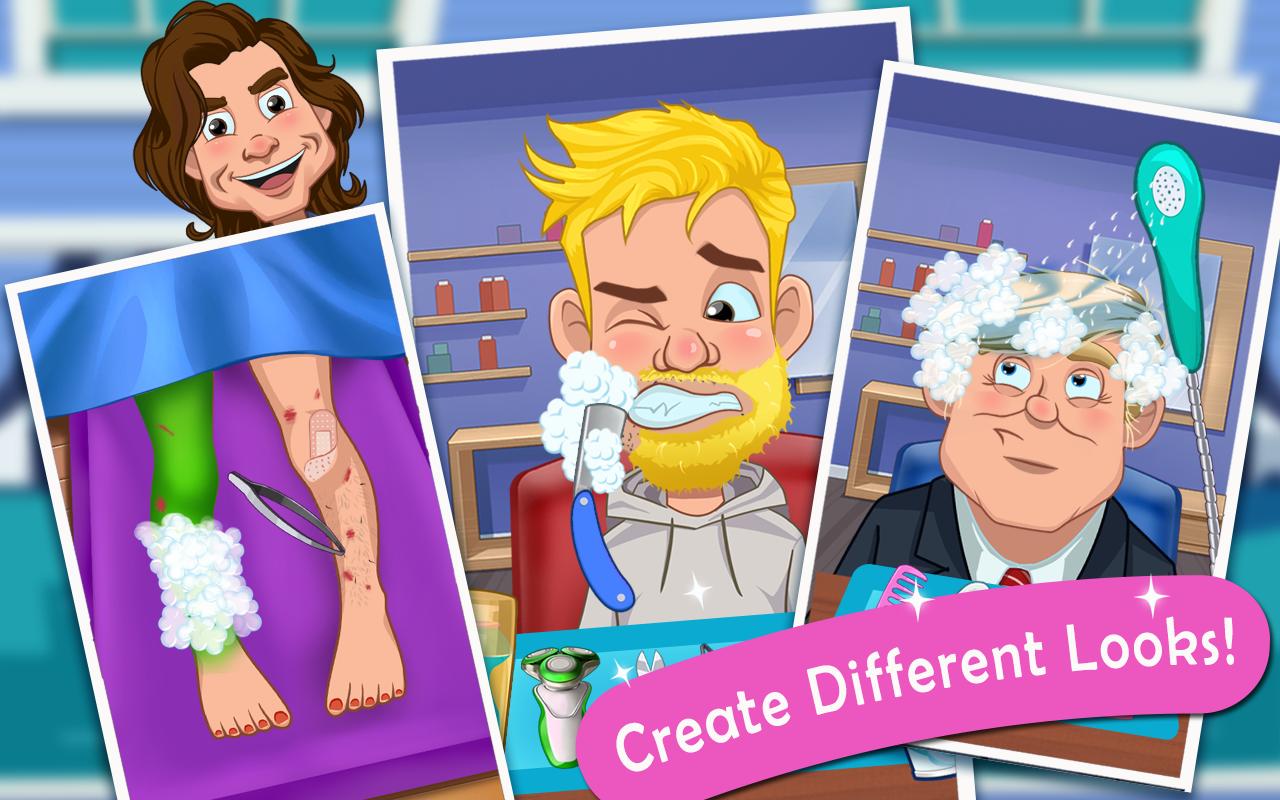 Celebrity Shave - Salon Games