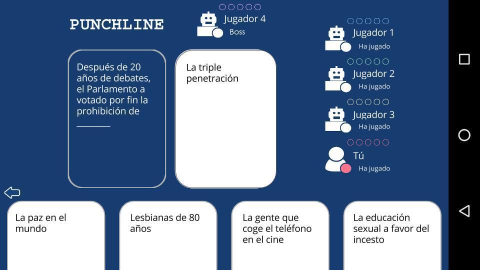 Punchline el juego escandaloso