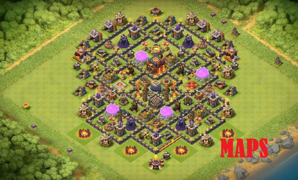 Maps of Clash Of Clans 2017 - New Base COC Layout
