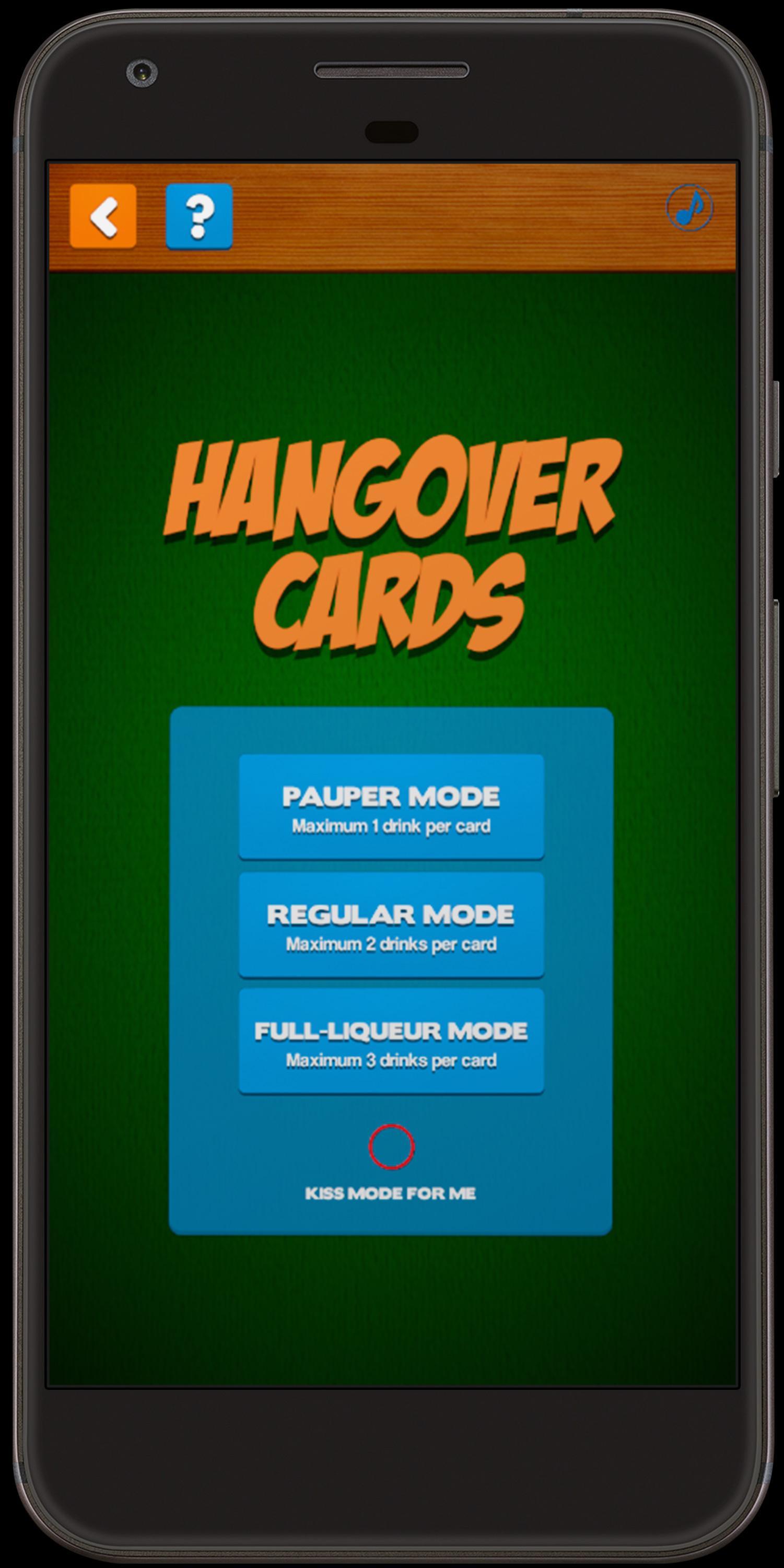 Hangover Cards