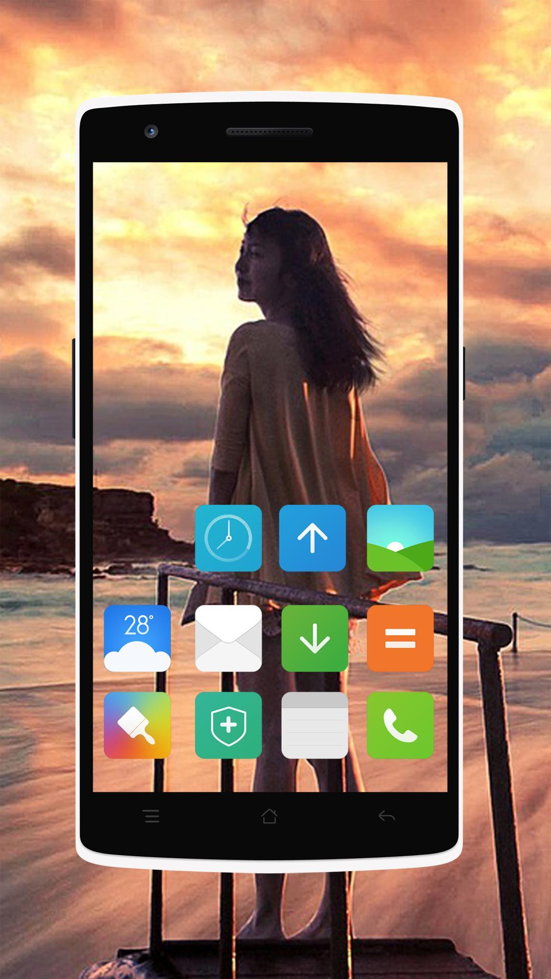 Transparent screen phone