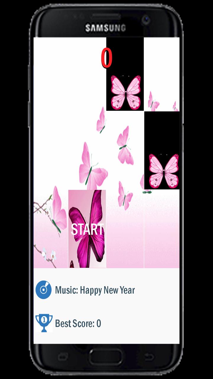 Pink Butterfly Piano Tiles