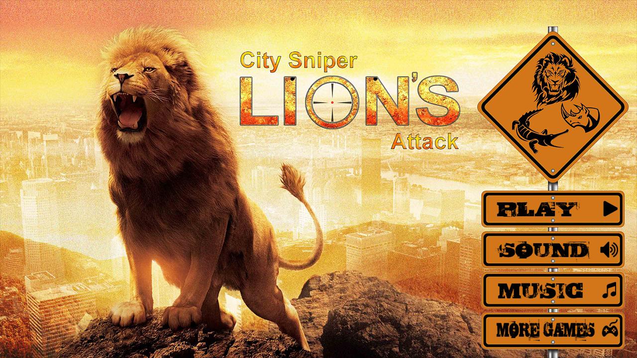 Jungle Lion Sniper Game FREE