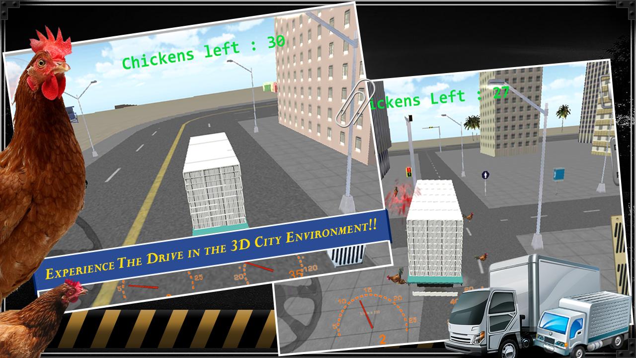 Farm Chicken Truck Driver 3D