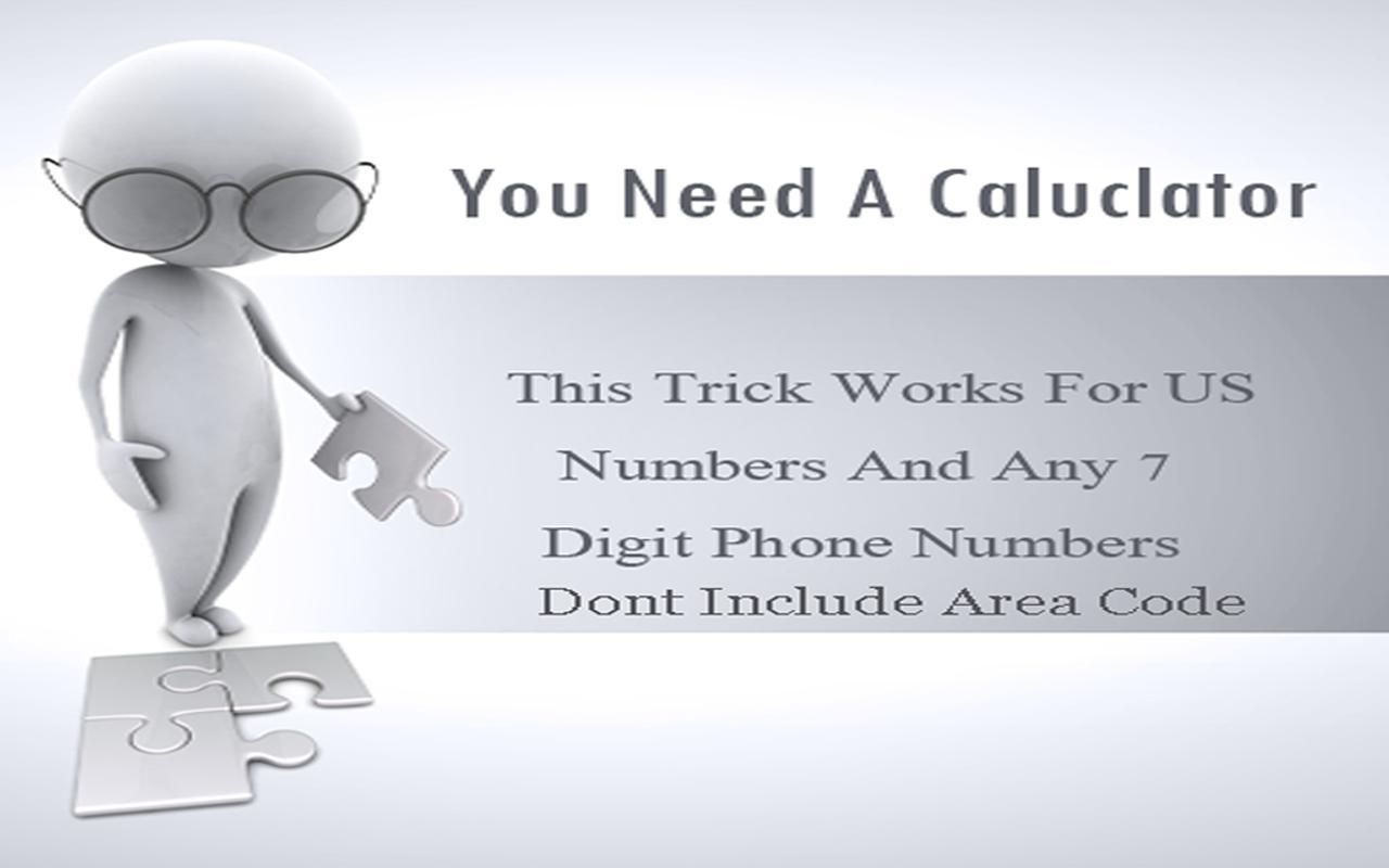 Phone Number Illusion