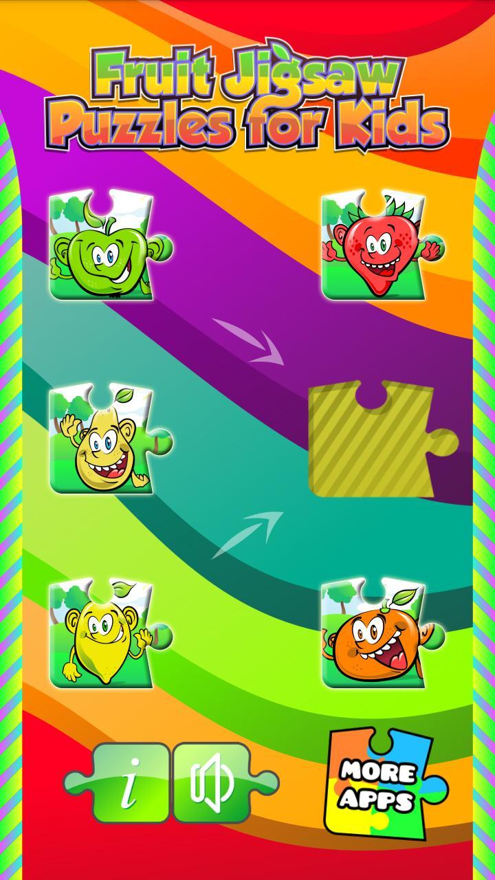 Fruit Jigsaw Puzzles for Kids