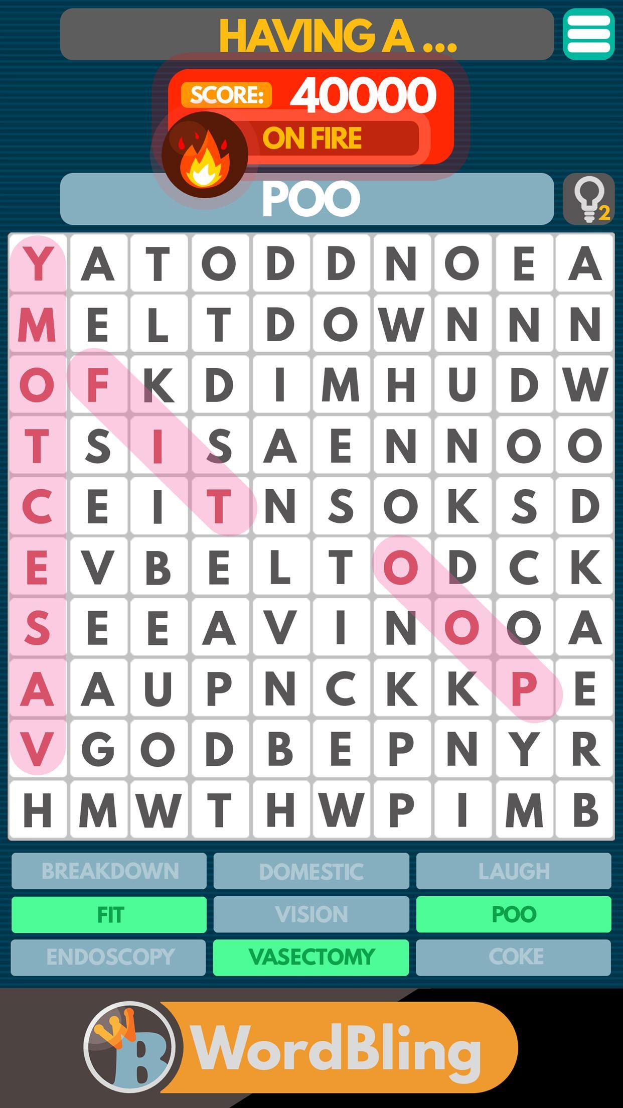 Word Bling: A funny offline wo