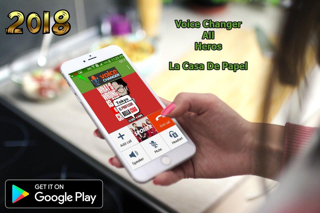 Call Voice Changer: La Casa De Papel