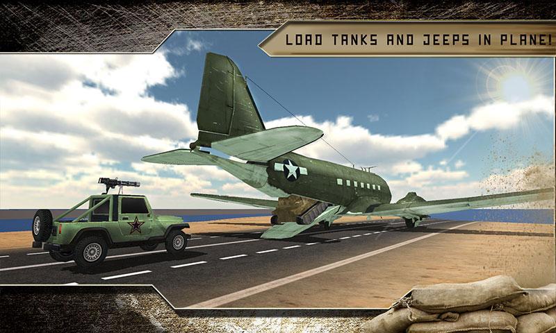 Cargo Fly Over Airplane 3D