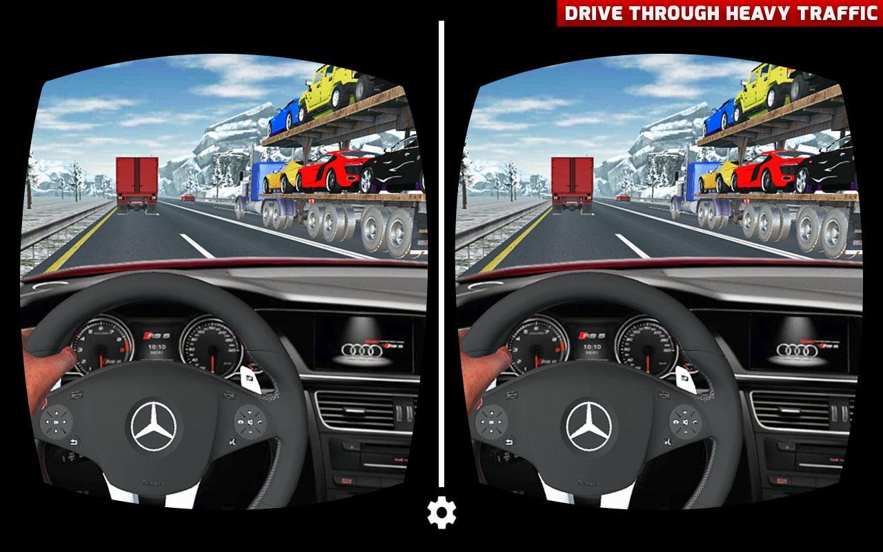VR crazy car traffic racing