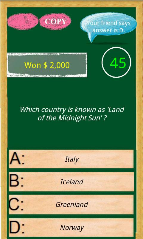 5th Grader Quiz