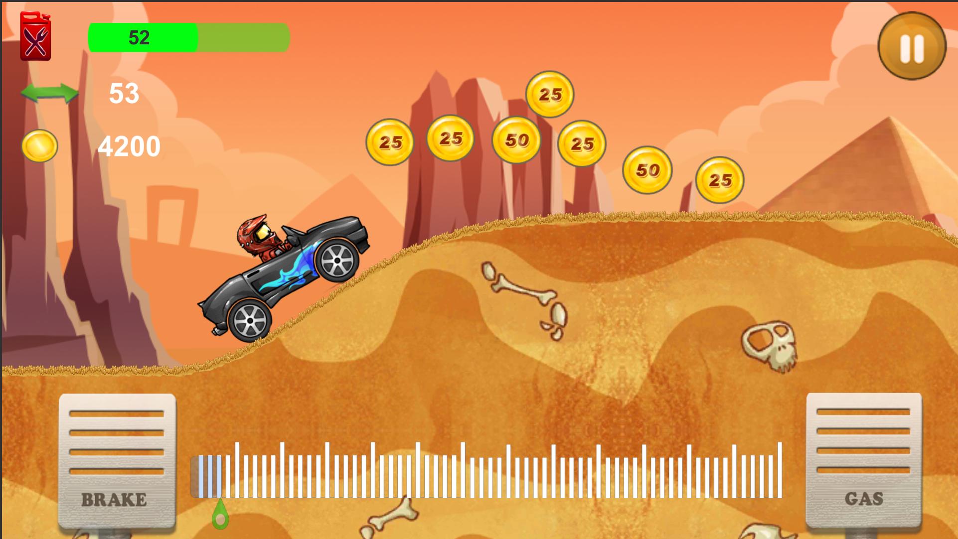 Up hill Car Racing