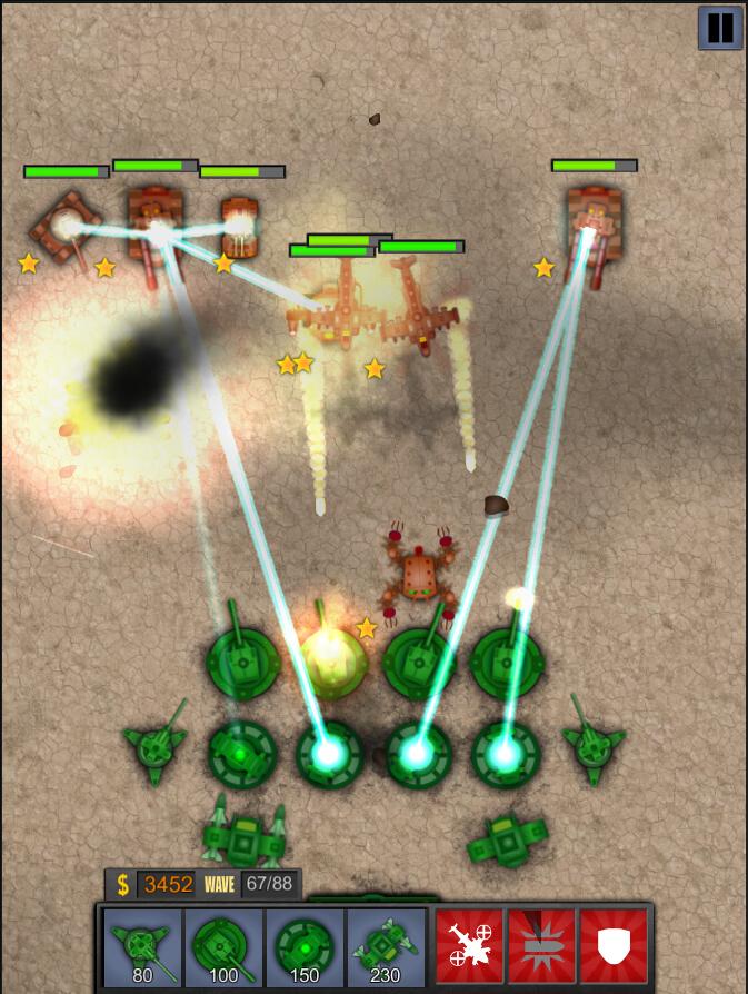 Defense 80 waves
