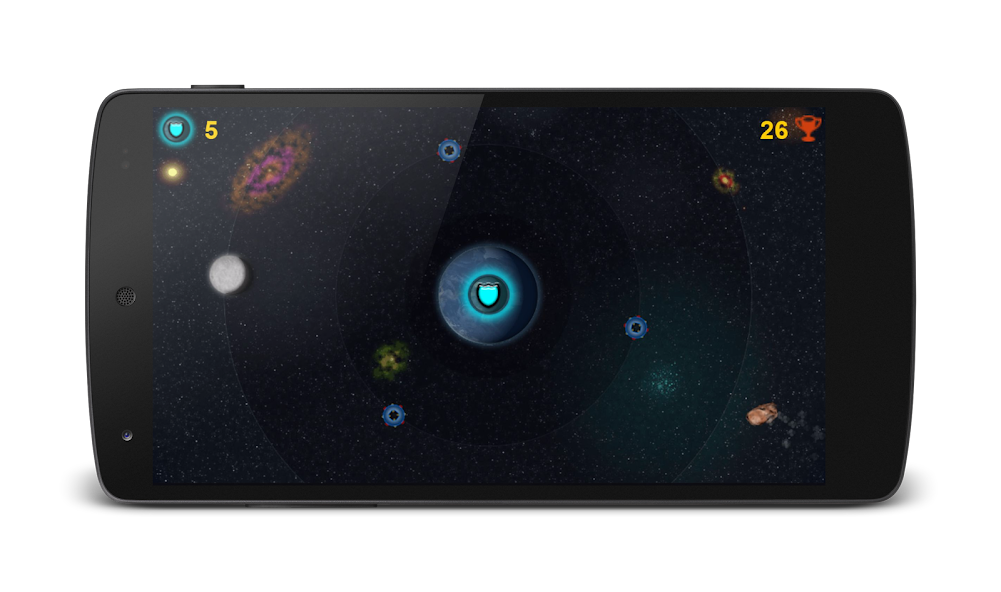 Meteors Attack Shoot Asteroids