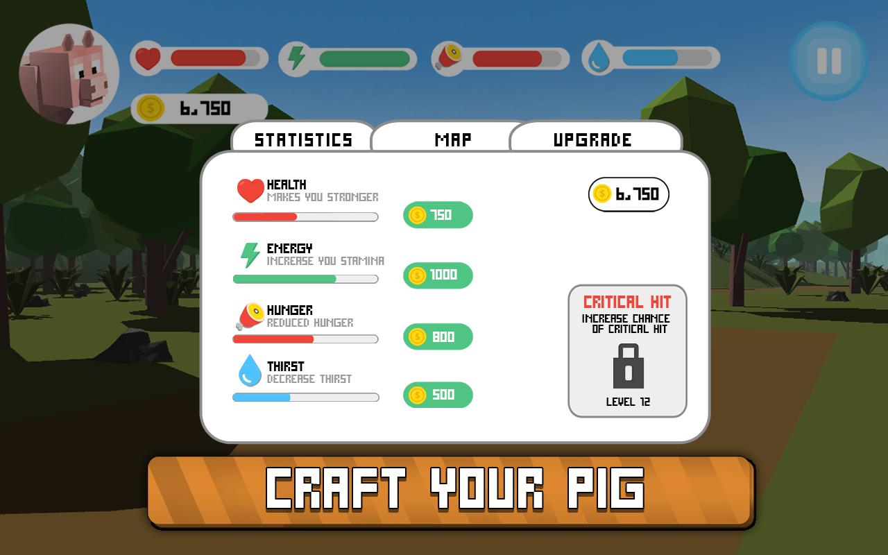 Blocky Pig Simulator 3D