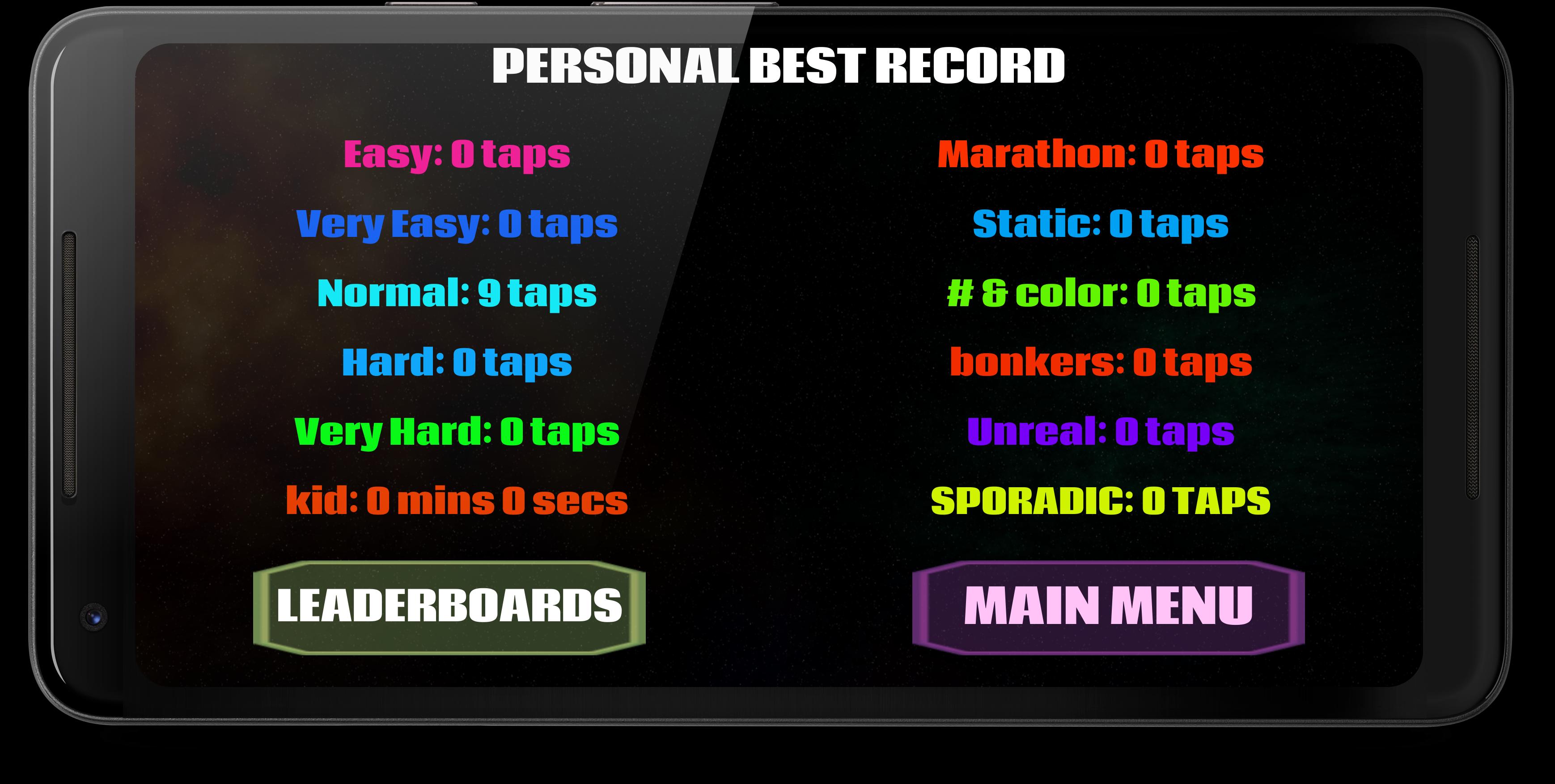 Numbers Tap
