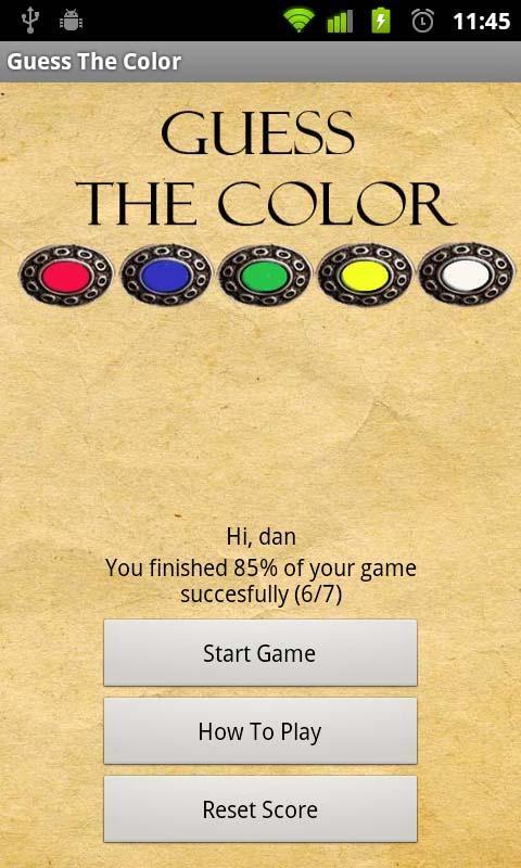 Guess The Color