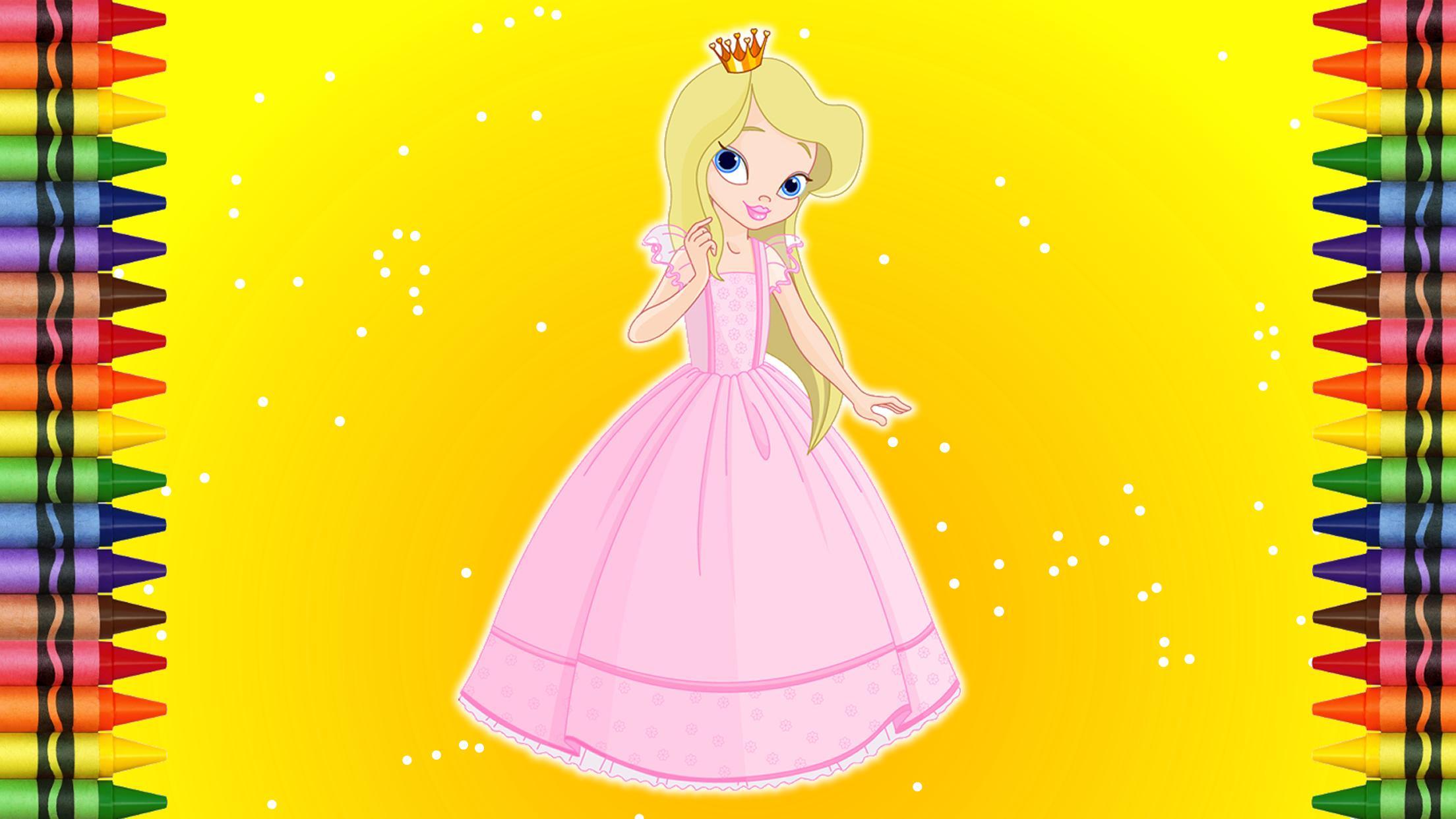 100 Princess To Paint