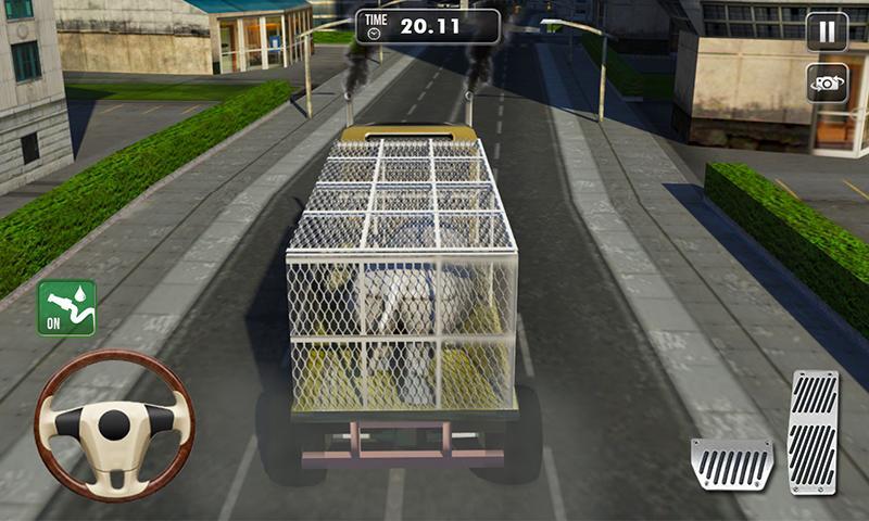 City Zoo Animals Rescue Truck
