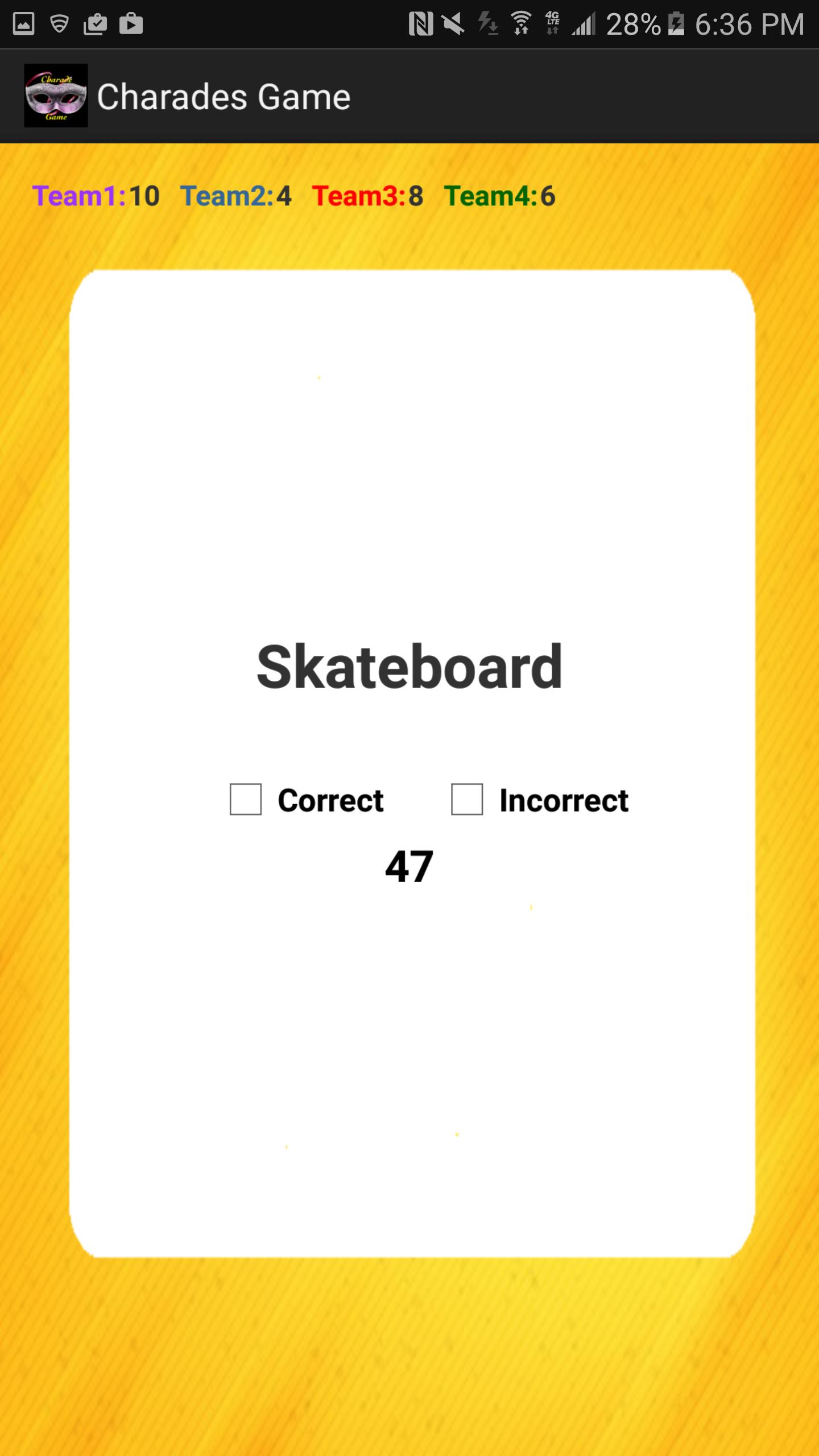 Charades Game