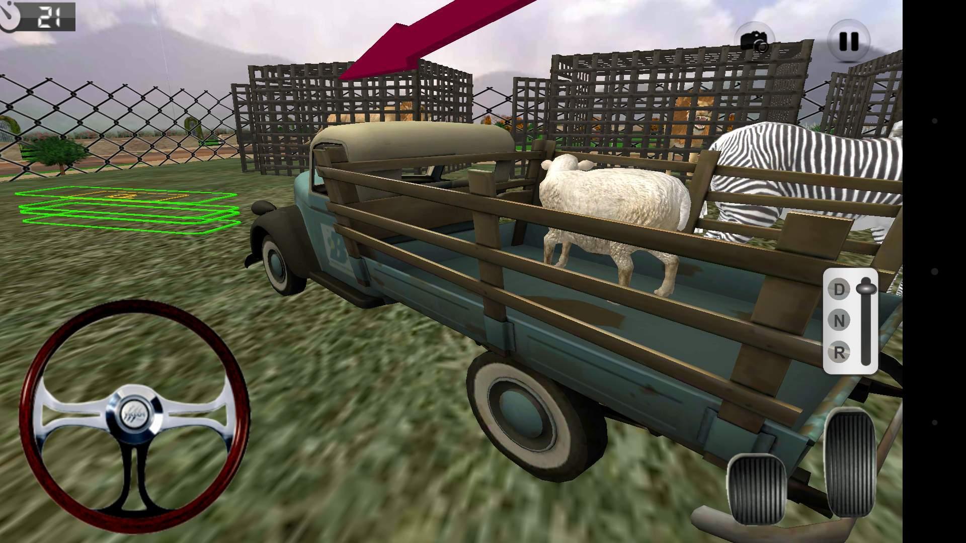 Animal Transport Truck 3D