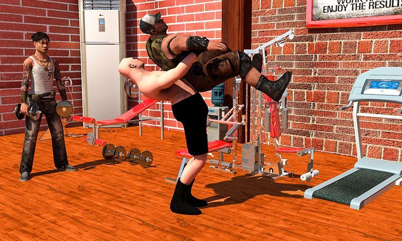 world wrestling mania:gym fight club 2018