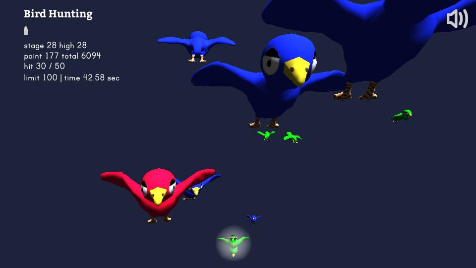 Bird Hunting, shooting 3D