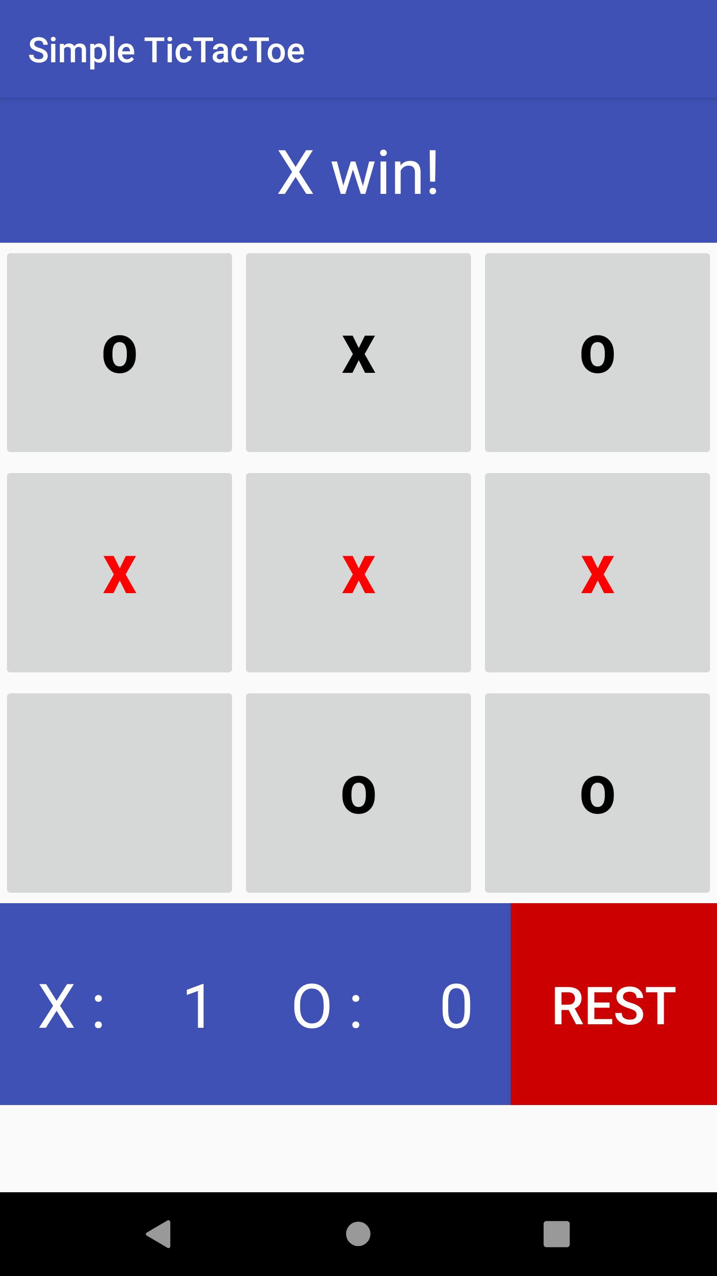 Simple TicTacToe FREE