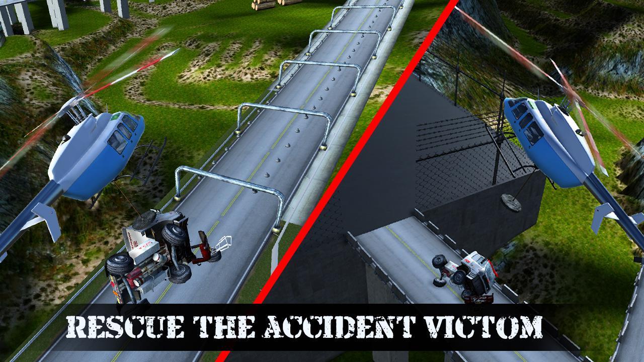 Helicopter Rescue Car Games