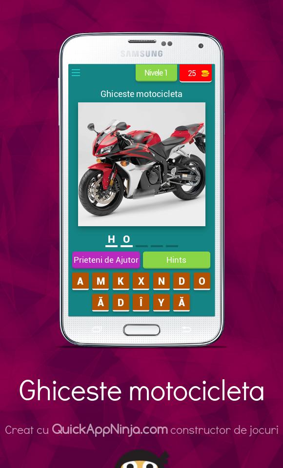 Ghiceste motocicleta