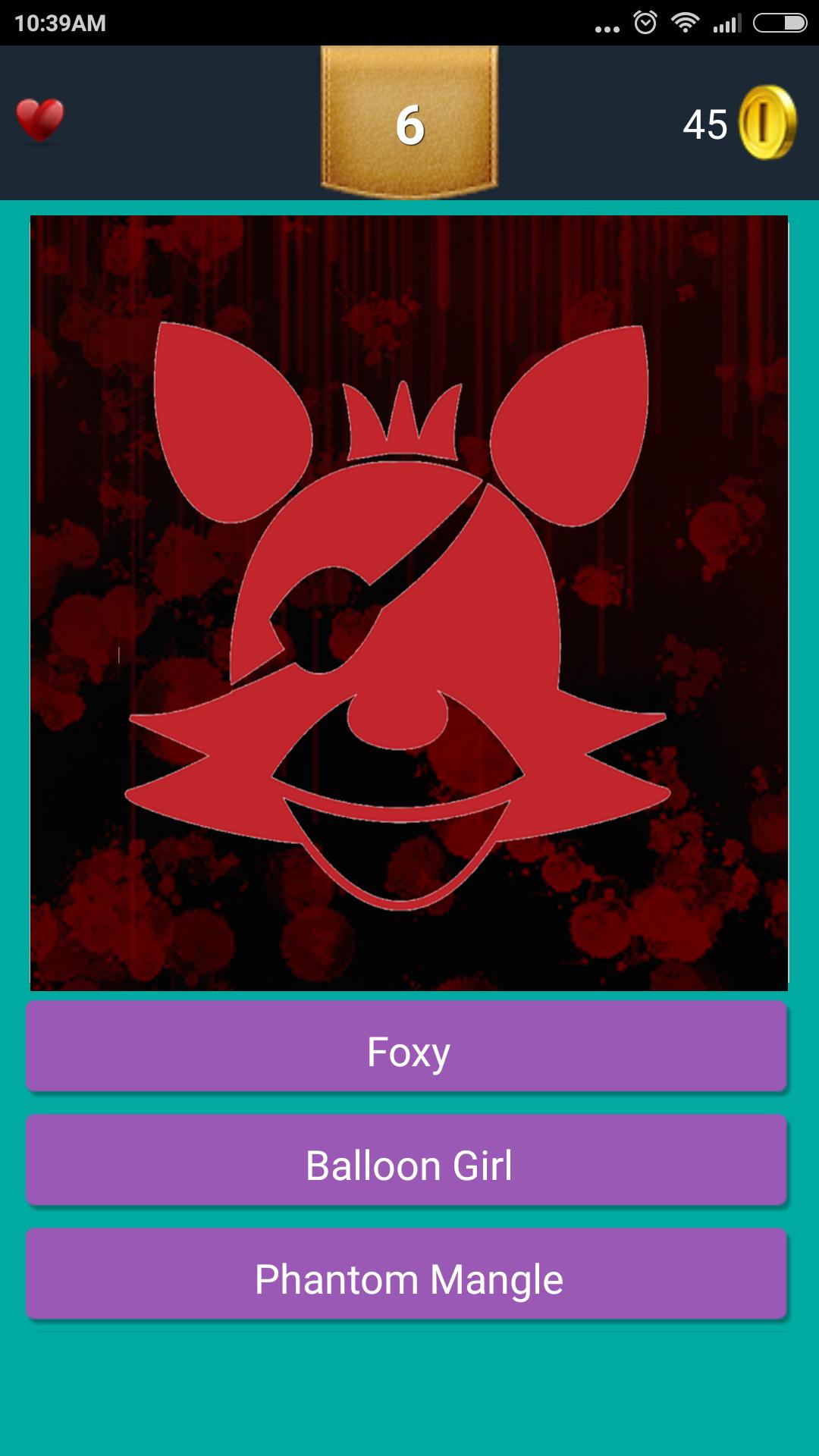 Character Quiz for FNAF