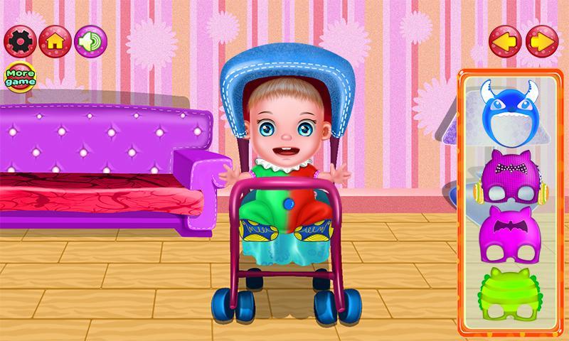 Newborn Laundry Baby Games