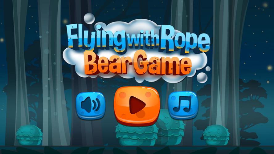 Flying with Rope Bear Game