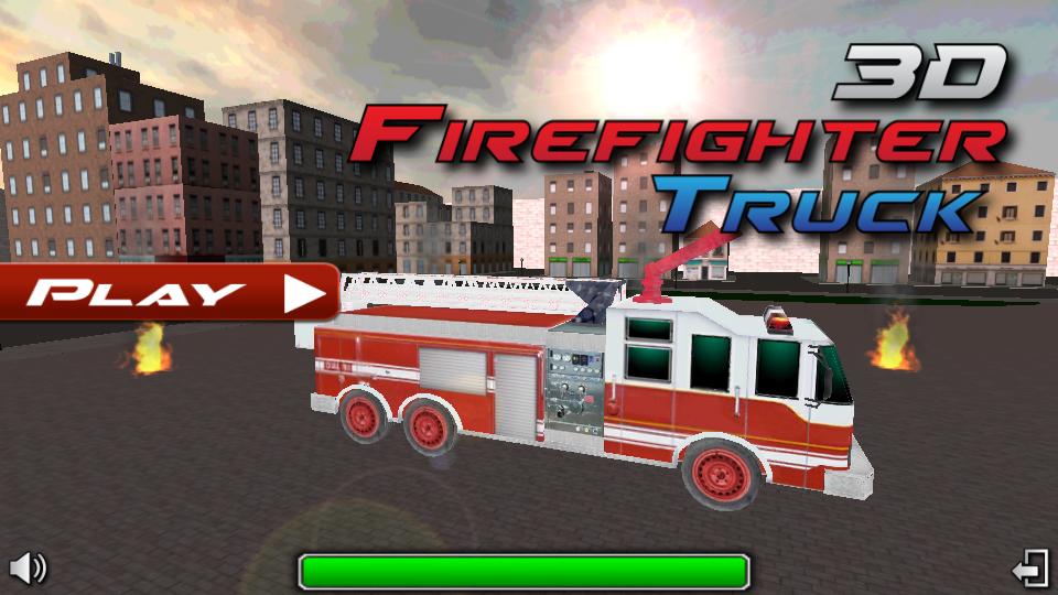 American Fire Fighter Truck 3D 2018