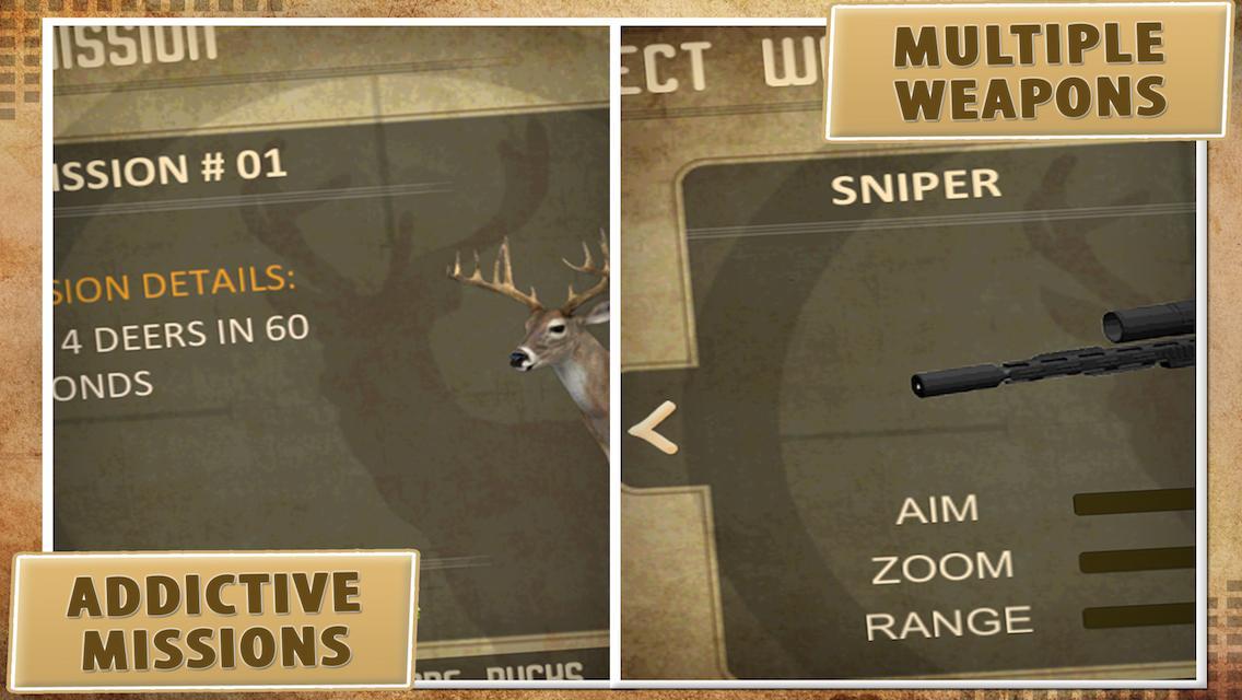 Deer Hunting Sniper Shooter 3D