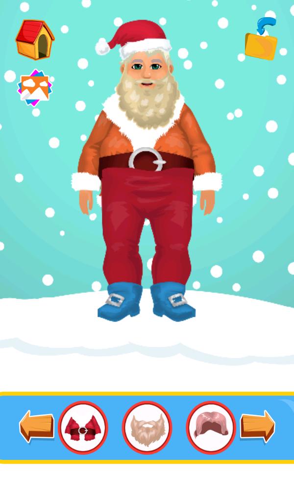 Dress Santa Claus in Christmas